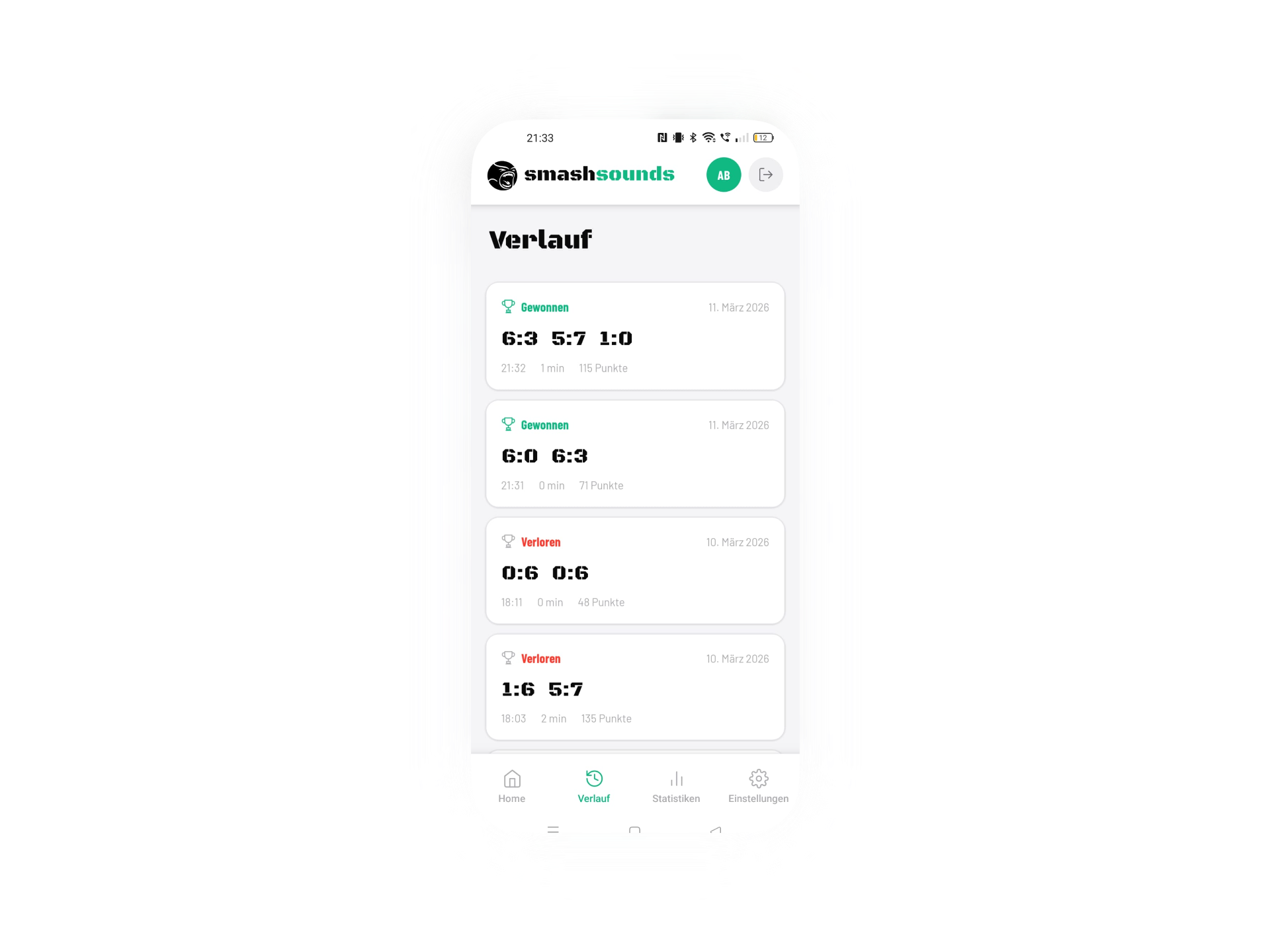 SmashSounds App – Spielverlauf